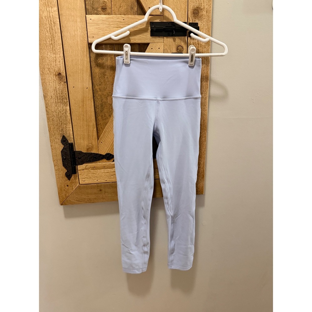 Lululemon Align High-Rise Pastel Blue Nulu Yoga Leggings Size 4